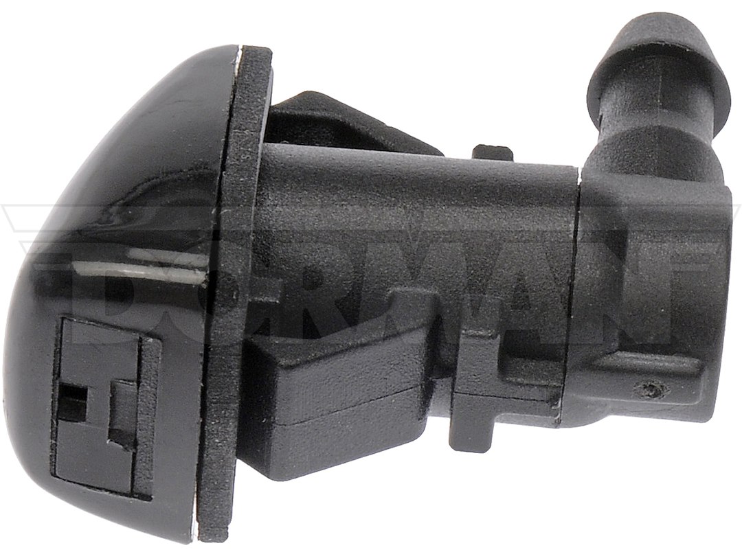 Dorman Windshield Washer Nozzle, 1.21 Inch Height, 0.89 Inch Length, Plastic, Black – 58120