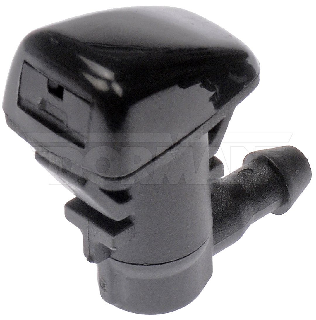 Dorman Windshield Washer Nozzle, 1.21 Inch Height, 0.89 Inch Length, Plastic, Black – 58120