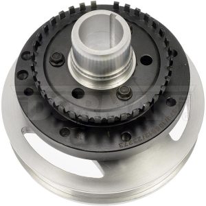 Dorman Harmonic Balancer, OE Solutions™, 6-1/2 Inch Inside Diameter/ 1.9 Inch Inside Diameter, Black/ Silver, Iron – 594-579