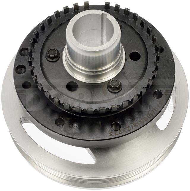 Dorman Harmonic Balancer, OE Solutions™, 6-1/2 Inch Inside Diameter/ 1.9 Inch Inside Diameter, Black/ Silver, Iron – 594-579