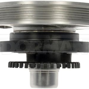 Dorman Harmonic Balancer, OE Solutions™, 6-1/2 Inch Inside Diameter/ 1.9 Inch Inside Diameter, Black/ Silver, Iron – 594-579