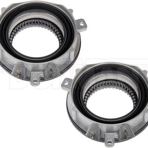 Dorman Four Wheel Drive Actuator, OE Solutions™, Vacuum Activated, Bolt-On, 3 Bolt Holes, Silver, Aluminum, Set of 2, Boxed – 600-405