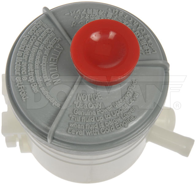 Dorman Power Steering Reservoir, OE Solutions ™, Matte White, Plastic, With Gray Cap, Single – 603-710