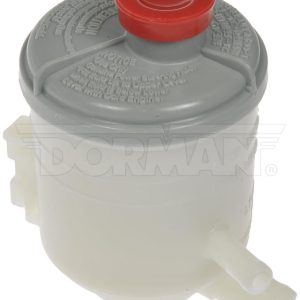 Dorman Power Steering Reservoir, OE Solutions ™, Matte White, Plastic, With Gray Cap, Single – 603-710