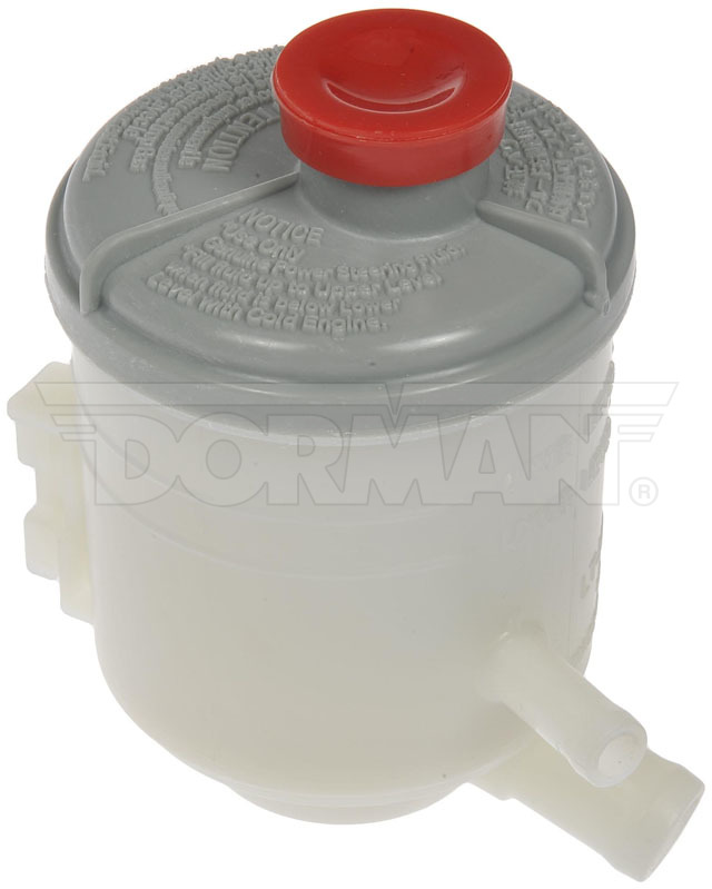 Dorman Power Steering Reservoir, OE Solutions ™, Matte White, Plastic, With Gray Cap, Single – 603-710