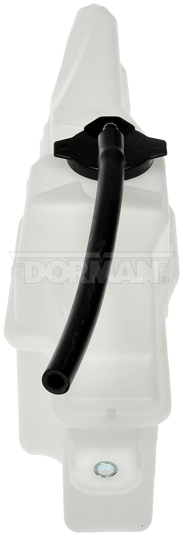 Dorman Coolant Reservoir, OE Solutions ™, 700 Milliliters Capacity, Clear Plastic, With Mounting Bracket and Black Flip Top Cap – 603-781