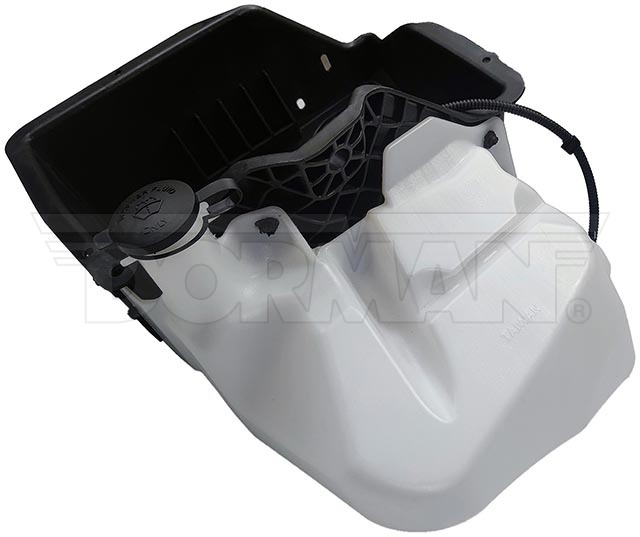 Dorman Windshield Washer Reservoir, OE Solutions ™, 5.5 Liter Capacity, Plastic, With Cap/ Overflow Tube/ Pump/ Motor – 603-862