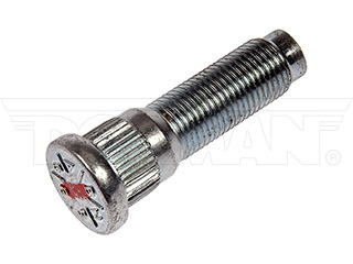 Dorman Wheel Stud, Autograde™, 0.627 Inch Knurl Diameter, 0.670 Inch Shoulder Length, 1.230 Inch Thread Length, 1/2-20 Thread Size, Bagged – 610-569.1
