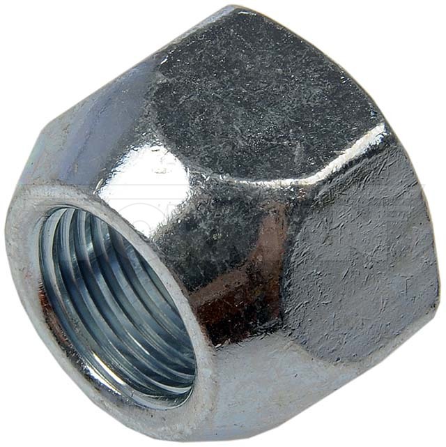 Dorman Lug Nut, Autograde™, 0.625 Inch Overall Length, 1/2-20 Thread Size, 13/16 Inch Hex Size, 60 Degree Conical Seat, Bagged – 611-016.1