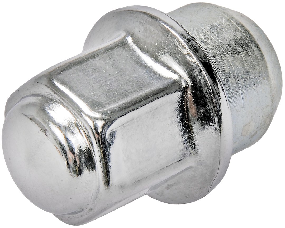Dorman Lug Nut, Autograde™, 1.480 Inch Overall Length, 19 Millimeter Hex Size, 60 Degree Seat, Bagged, Chrome, Closed End – 611-306.1