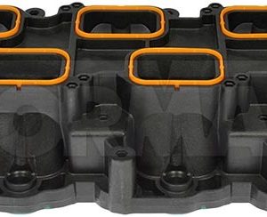Dorman Intake Manifold, OE Solutions™, Single Plane, Black, Plastic, Non-EGR, With 12 Gaskets – 615-914