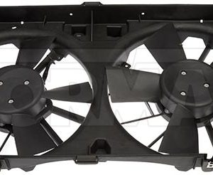 Dorman Cooling Fan, OE Solutions ™, Mechanical, Dual Fan, Clockwise Rotation, Plastic, Black, 12 Volt – 620-190