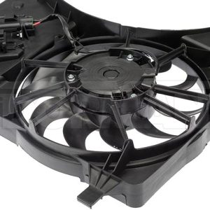 Dorman Radiator and Cooling Fan Assembly, OE Solutions™, 300 Millimeter Diameter, 13.6 Volt, Black, Plastic, Single Electric 11 Blade Fan – 620-192