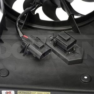 Dorman Radiator and Cooling Fan Assembly, OE Solutions™, 300 Millimeter Diameter, 13.6 Volt, Black, Plastic, Single Electric 11 Blade Fan – 620-192