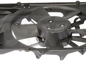 Dorman Cooling Fan, OE Solutions™, Electrical, Clockwise Rotation, Plastic, Black, 12 Volt DC, Single, With Shroud – 620-196