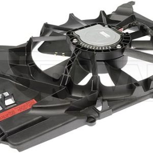 Dorman Cooling Fan, OE Solutions™, Electrical, Clockwise Rotation, Plastic, Black, 12 Volt DC, Single, With Shroud – 620-196