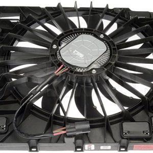 Dorman Radiator and Cooling Fan Assembly, OE Solutions™, 580 Millimeter Height X 95 Millime Depth Overall Dimensions, Clockwise, Black – 620-662