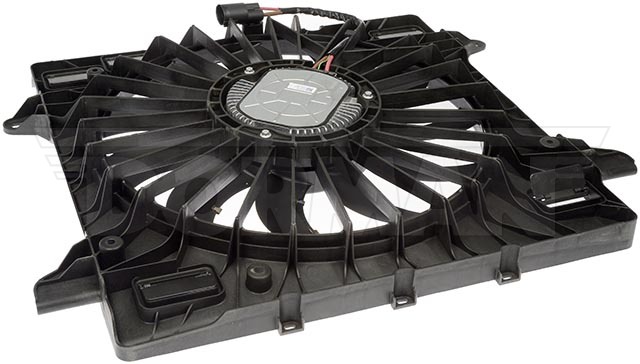 Dorman Radiator and Cooling Fan Assembly, OE Solutions™, 580 Millimeter Height X 95 Millime Depth Overall Dimensions, Clockwise, Black – 620-662