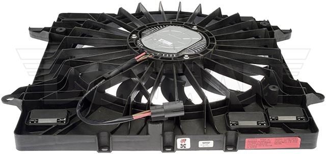 Dorman Radiator and Cooling Fan Assembly, OE Solutions™, 580 Millimeter Height X 95 Millime Depth Overall Dimensions, Clockwise, Black – 620-662