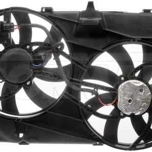 Dorman Radiator and Cooling Fan Assembly, OE Solutions ™, 250 Millimeter Diameter, Black, 13.6 Volt, 8 Blades – 621-392XD