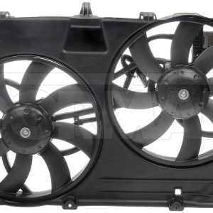 Dorman Radiator and Cooling Fan Assembly, OE Solutions ™, 250 Millimeter Diameter, Black, 13.6 Volt, 8 Blades – 621-392XD