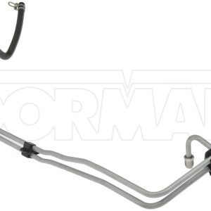 Dorman Oil Cooler Line, OE Solutions™, 15 Inch Length, With Brackets/ 2 Spring Clamps/ 2 Threaded Connectors and Plastic Loon – 624-515
