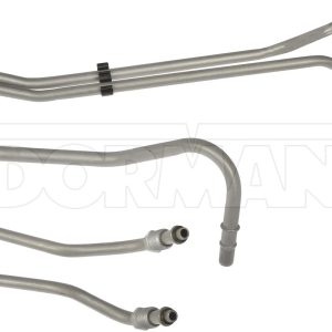 Dorman Oil Cooler Line, OE Solutions ™, 45 Inch Length, With 4 Transmission Lines/ 6 Threaded End Connectors/ 4 O-Rings and 3 Brackets – 624-551
