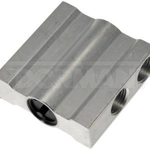 Dorman Transmission Oil Cooler Bypass Valve, OE Solutions™, 2 Inlet/ 2 Outlet Port, M16 X 1.5 Inlet/ Outlet Port – 624-651