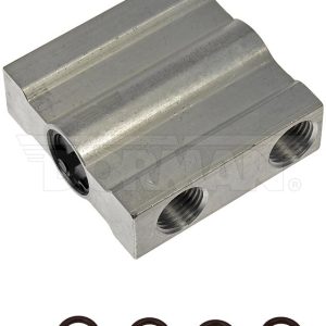 Dorman Transmission Oil Cooler Bypass Valve, OE Solutions™, 2 Inlet/ 2 Outlet Port, M16 X 1.5 Inlet/ Outlet Port – 624-651