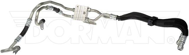 Dorman Auto Trans Oil Cooler Hose Assembly, OE Solutions™, Flexible, 25 Inch Length, 329 Degree Fahrenheit Maximum Operating Temperature – 624-970