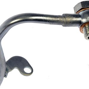Dorman Turbocharger Oil Feed Line, OE Solutions™, 1.6 Feet, Metal, With Oil Cooler Line/ Banjo Bolt/ Washers – 625-801