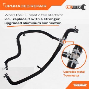 Dorman Heater Hose, OE Solutions ™, 43.78 Inch Length, Molded Assembly, With Clamps – 626-329