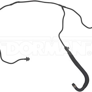 Dorman Heater Hose, OE Solutions ™, Black, Plastic/ Rubber, With Clamps – 626-651