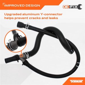 Dorman Heater Hose, OE Solutions ™, Epdm, Black, With Clamp – 626-683