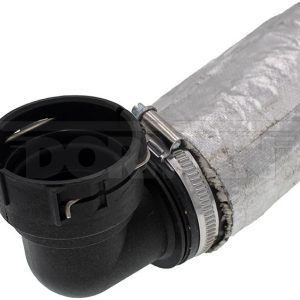 Dorman Radiator Hose, OE Solutions™, Black, Epdm/ Metal/ Plastic, 52.4 Millimeter END1 Inside Diameter, 56.2 Millimeter END2 Inside Diameter – 626-729
