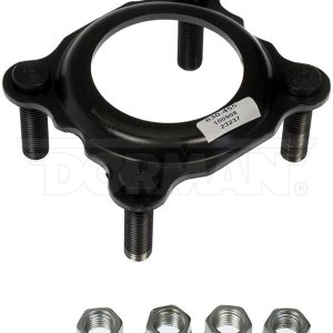 Dorman Axle Shaft Seal Retainer, OE Solutions™, 4.45 Inch Length X 3.82 Inch Width, 63.5 Millimeter Diameter Shaft, Black, Steel – 630-455