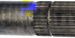 Dorman Axle Shaft, OE Solutions™, 360 Millimeter Length, 28 Inboard Spline, Steel, Single – 630-638