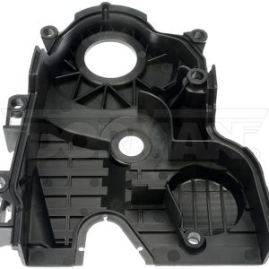Dorman Timing Cover, OE Solutions™, 11 Inch Length, Black, Plastic, With Inlet/Outlet Gasket/ 2 Studs/ 3 Nuts – 635-156