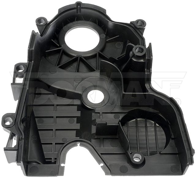Dorman Timing Cover, OE Solutions™, 11 Inch Length, Black, Plastic, With Inlet/Outlet Gasket/ 2 Studs/ 3 Nuts – 635-156