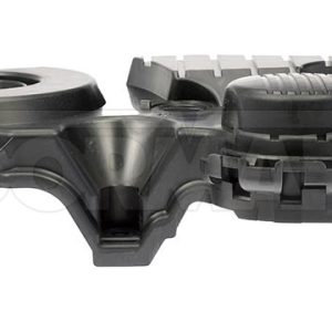 Dorman Timing Cover, OE Solutions™, 11 Inch Length, Black, Plastic, With Inlet/Outlet Gasket/ 2 Studs/ 3 Nuts – 635-156