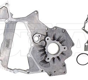 Dorman Timing Cover, OE Solutions™, Painted Black, Aluminum, With Gasket – 635-212