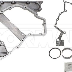 Dorman Timing Cover, OE Solutions™, Painted Black, Aluminum, With Gasket – 635-212