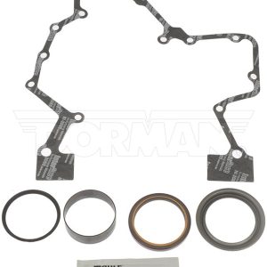 Dorman Timing Cover, OE Solutions™, Painted Black, Aluminum, With Gasket – 635-212