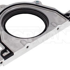 Dorman Crankshaft Seal, OE Solutions™, Rear, 6.8 Inch Length X 9.6 Inch Width X 2 Inch Depth, Natural, Metallic Gray, Aluminum, Single – 635-333