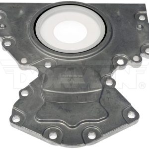 Dorman Rear Main Seal Cover, OE Solutions™, Steel, 11 Inch Length X 10 Inch Width X 0.66 Inch Thickness, With 12 Bolts – 635-786
