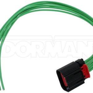 Dorman Throttle Body Connector, Techoice, 6 Blade Female, 18 Gauge Wire, Black/ Red/ Green – 645-243