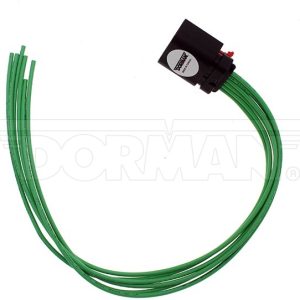 Dorman Throttle Body Connector, Techoice, 6 Blade Female, 18 Gauge Wire, Black/ Red/ Green – 645-243