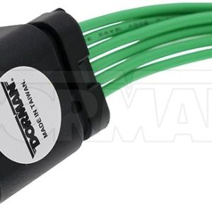 Dorman Throttle Body Connector, Techoice, 6 Blade Female, 18 Gauge Wire, Black/ Red/ Green – 645-243