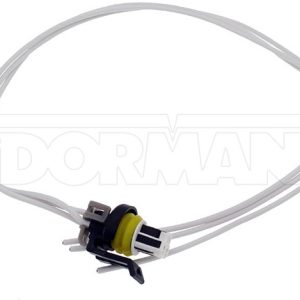 Dorman Throttle Body Connector, Techoice, 3 Blade Female, 18 Gauge Wire, 16.23 Inch Wiring Harness Length, Black/ Gray/ White/ Yellow – 645-244