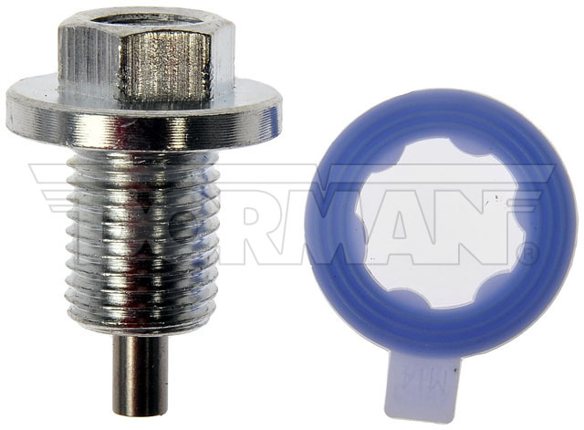 Dorman Oil Drain Plug, Autograde ™, 14 Millimeter Head, M14 -1.5 Thread, Single, With Magnetic Tip, With Gasket – 65216